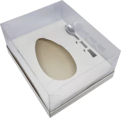 50 Cxs Embalagem Ovo de Colher 500g - Linha Branco Pascoa na internet