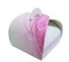 100 pçs Embalagem Bem Casado / Doces Finos Rosa Corações
