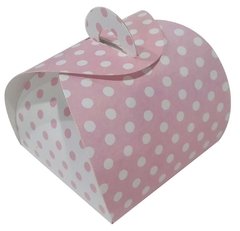100 pçs Embalagem Bem Casado / Doces Finos - Bolinhas Rosas - comprar online