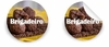 40 ADESIVOS SABORES 2CM - Linha Brigadeiro