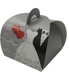 100 pçs Embalagem Bem Casado / Doces Finos 4c