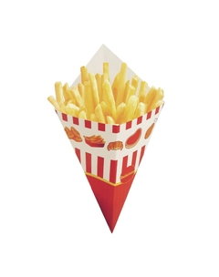1000 pçs Embalagem Cone P Batata Fritas Frango Porcoes - Personalizado - comprar online