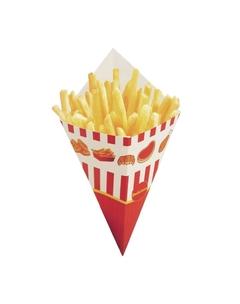 1000 pçs Embalagem Cone M Batata Fritas Frango Porcoes - Personalizado na internet