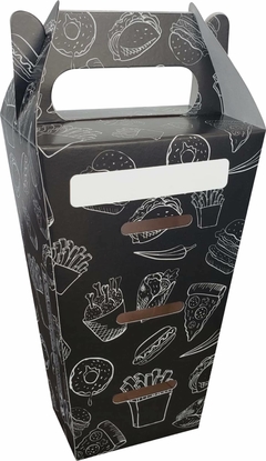 100 pçs Embalagem Delivery M (Black)