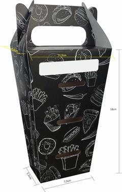 100 pçs Embalagem Delivery M (Black) na internet