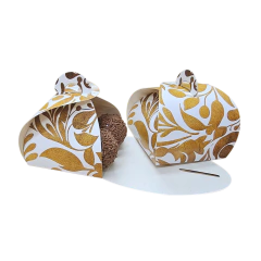 Embalagem Bolsinha Doces Finos Sabonetes - Arabesco Dourado Rustico - loja online