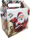 100 Emb Sacola Caixa Presente Natal Linha Noel Encantado