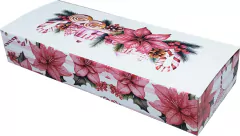 50 Embalagem Caixa Capa Porta Bis Chocolate Natal Flores na internet