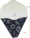 1000 pçs Embalagem Para Crepe Frances G - Linha Black
