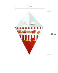 Imagem do 3000 pçs Embalagem Cone M Batata Fritas Frango Porcoes - Personalizado