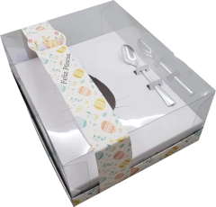 50 Cxs Embalagem Ovo de Colher 250g - Linha Encantada Pascoa + cinta - comprar online