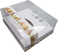 50 KITS CAIXA OVO DE COLHER 250G/350G/500G +CINTAS - LINHA COELHOS PASCOA - comprar online