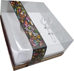 50 Cxs Embalagem Ovo de Colher 250g - Linha Premium Pascoa + Cinta - comprar online