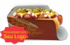 3000 pçs Embalagem MINI Hot Dog / Cachorro Quente / Lanches - Personalizado