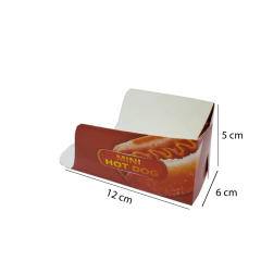 1000 pçs Embalagem MINI Hot Dog / Cachorro Quente / Lanches - Personalizado - Loja Steince