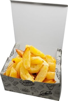 100 pçs Embalagem Delivery P Batata Fritas e Porções 14x10x7cm na internet