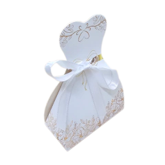 Embalagem Vestido Noiva - doces finos e lembrancinhas - Linha Dourada - comprar online
