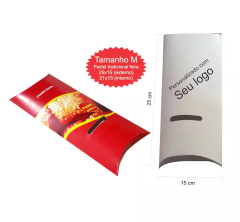 10.000 pçs Embalagem Delivery para Pastel M Personalizado - comprar online