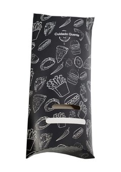 100 pçs Embalagem Delivery Pastel GG - Linha Black na internet