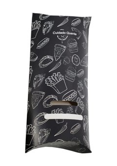 500 pçs Embalagem Delivery Pastel GG - Linha Black na internet