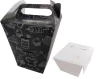 1000 pçs Embalagem Pizza Cone Delivery (para 4 cones) Linha Black