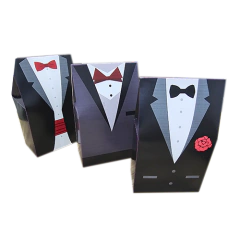 Imagem do Embalagem Noivo - doces finos e lembrancinhas - Linha Terno Flores