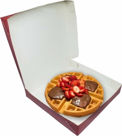 100 pçs Embalagem Delivery Waffle / Crepe Frances / Tapioca - Loja Steince