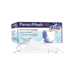 Mascara Descartável Tripla com Elástico FAVA