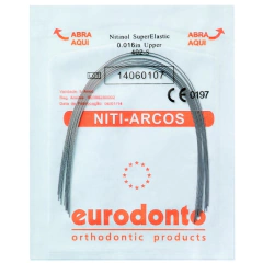 Arco NiTi Superelásticos Redondo Superior | Eurodonto - comprar online