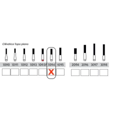 Imagem do Ponta Diamantada Cilindrica Topo Plano KG Sorensen FG| KG Sorensen