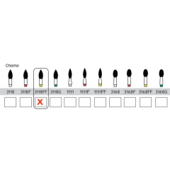 Imagem do Ponta Diamantada Chama KG Sorensen FG| KG Sorensen