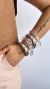 Bracelete quadrado transparente - comprar online