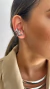 BRF121 - Brinco ear hook folheado a prata na internet