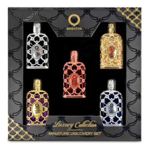 kit de miniatura Orientica Luxury 5 peças de 7.5 ml