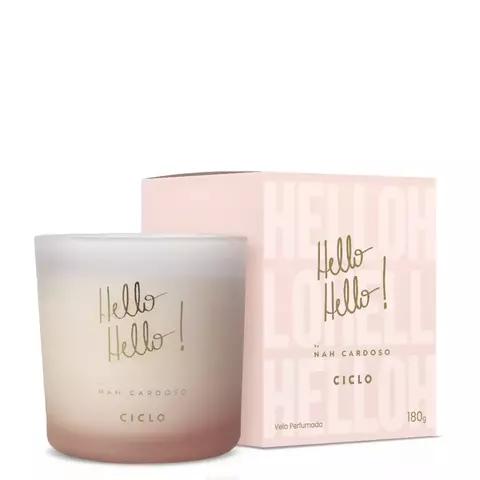 Vela Aromatizadora Hello Hello Nah Cardoso by Ciclo 180g