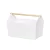 Organizador Wooden Handle Basket Blanco
