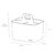Organizador Porta Mini Grafito 271394 - ORGANIZZA