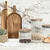 Frasco alimentos tapa madera Acacia - tienda online