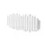 Picket 5 wall hook white - ORGANIZZA