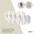 Picket 5 wall hook white - ORGANIZZA