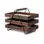 Terrace Jewelry 3 Tray Nogal en internet