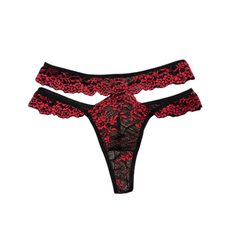 Calcinha Fetiche Lateral Dupla Preto- Ahava - comprar online