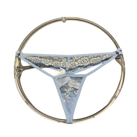 Calcinha Letras Safada Azul Claro- Ahava - comprar online