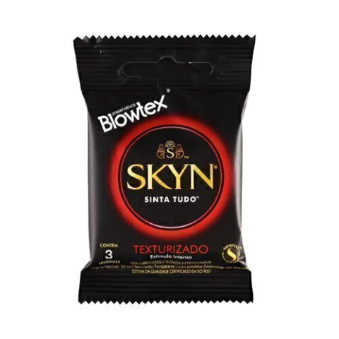 PRESERVATIVO SKIN TEXTURIZADO - BLOWTEX