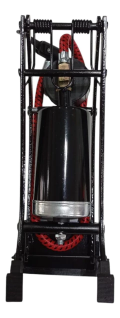 Infladore De Pie Bici Moto Con Manometro Monocilindro P-1 en internet