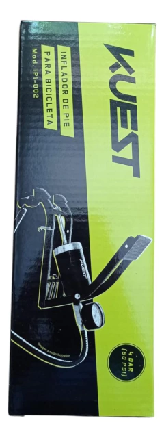 Imagen de Infladore De Pie Bici Moto Con Manometro Monocilindro P-1