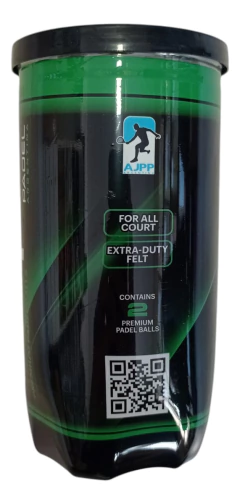 Tubo Pelota Pelotitas Odpro Padel Paddle X 2 Importado P-1 - comprar online