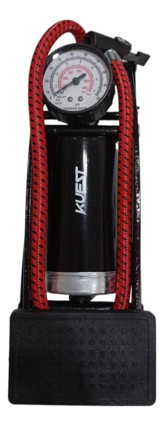 Infladore De Pie Bici Moto Con Manometro Monocilindro P-1 - comprar online