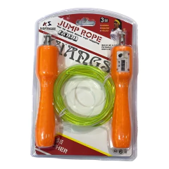 Cuerda Soga Salto Con Contador Cuenta Vuetas Fitness Gym P-1