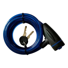 Linga Seguridad Cadena Bicicleta 8mm X 1.2 Mts + 2llaves P-1